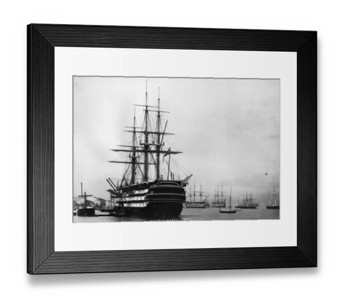 Framed Print : Old Battleship Framed Print : Old Battleship