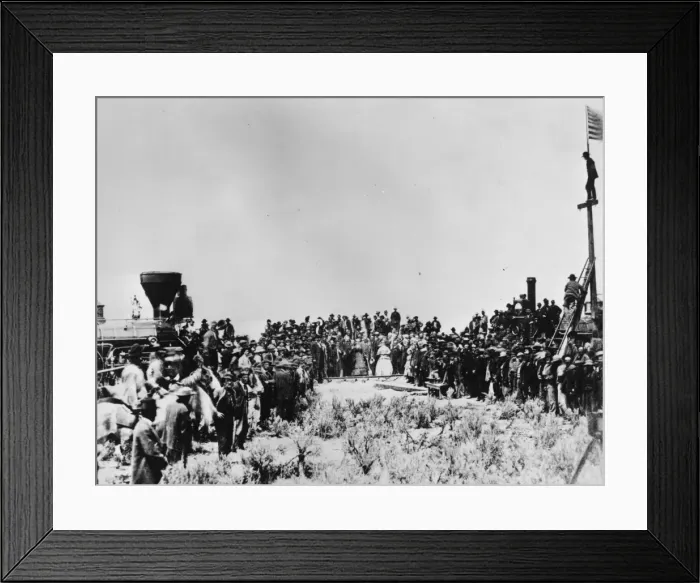 Framed Print : The Golden Spike Framed Print : The Golden Spike