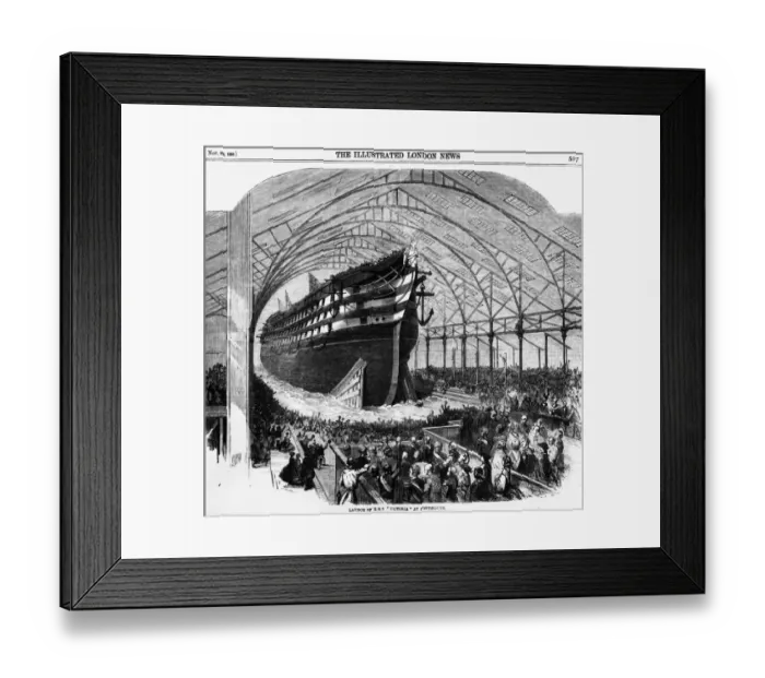 Framed Print : Battleship Launch Framed Print : Battleship Launch