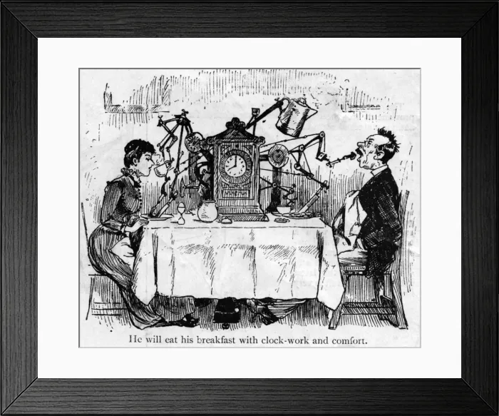 Framed Print : Robotic Breakfast Framed Print : Robotic Breakfast