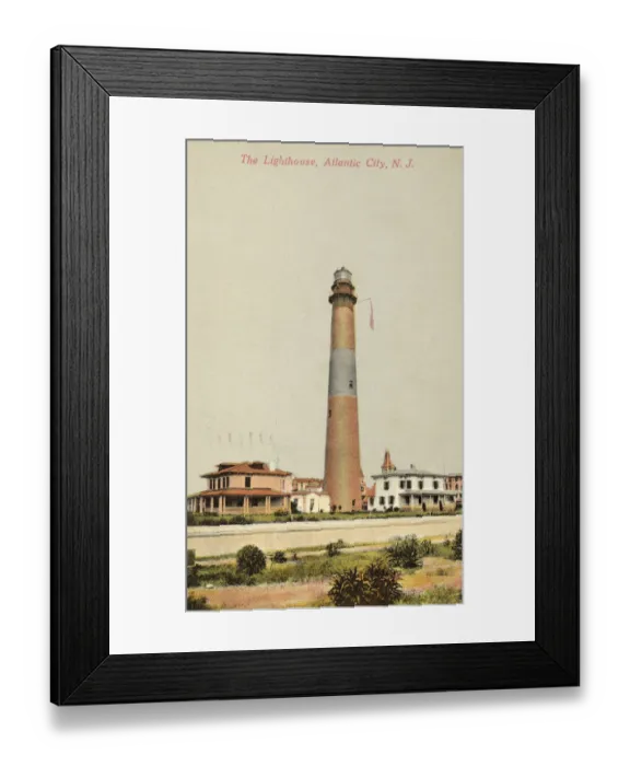 Framed Print : Lighthouse In Atlantic City, NJ Framed Print : Lighthouse In Atlantic City, NJ