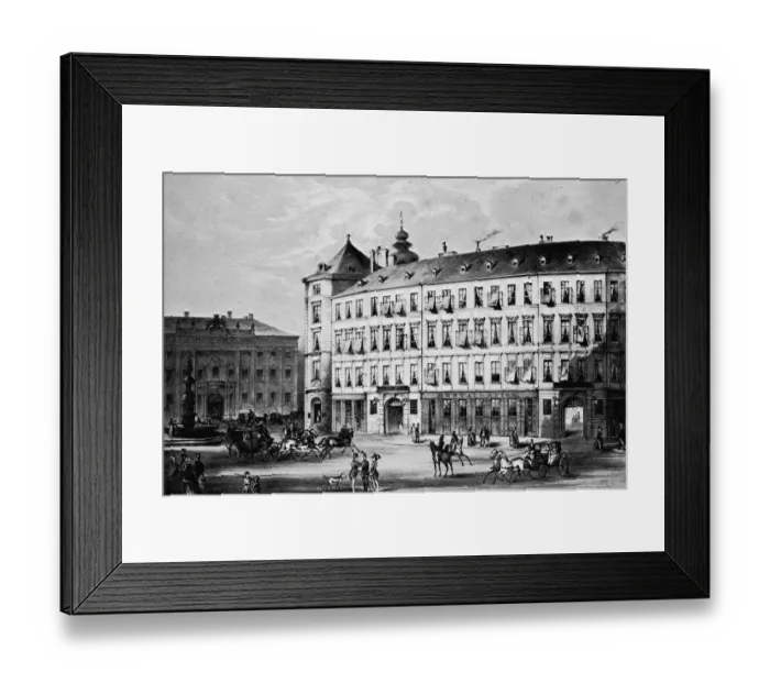 Framed Print : Exterior Of The Hotel Imperatore Romano Framed Print : Exterior Of The Hotel Imperatore Romano