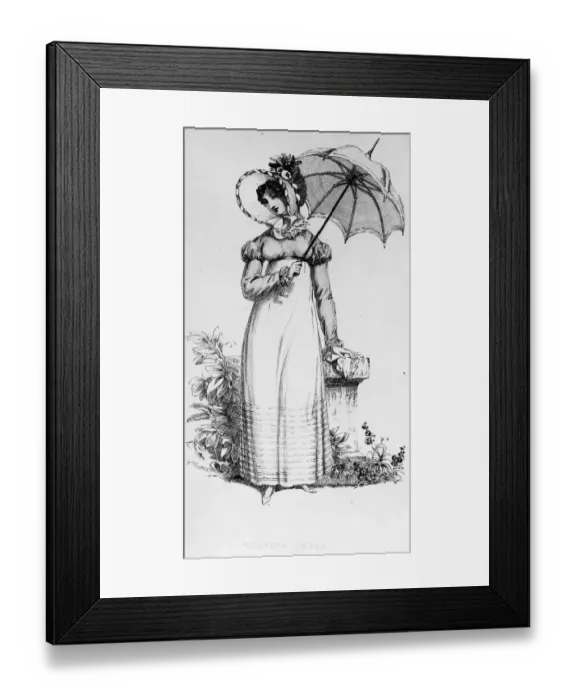 Framed Print : Promenading Outfit Framed Print : Promenading Outfit
