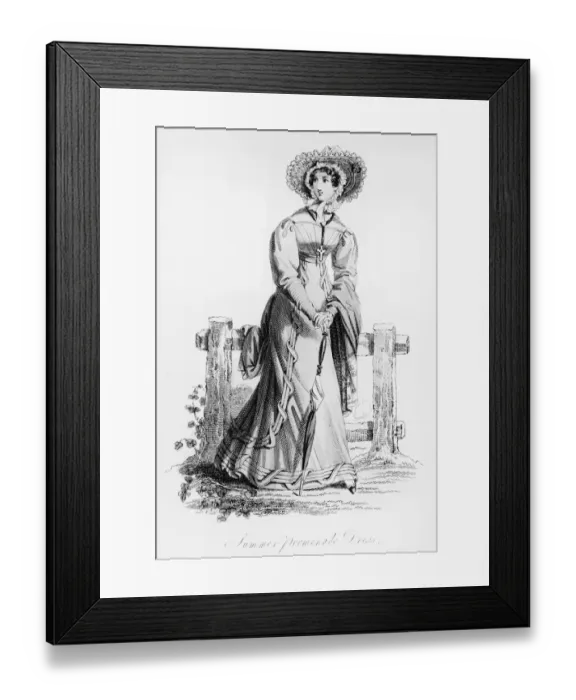 Framed Print : Summer Promenade Framed Print : Summer Promenade