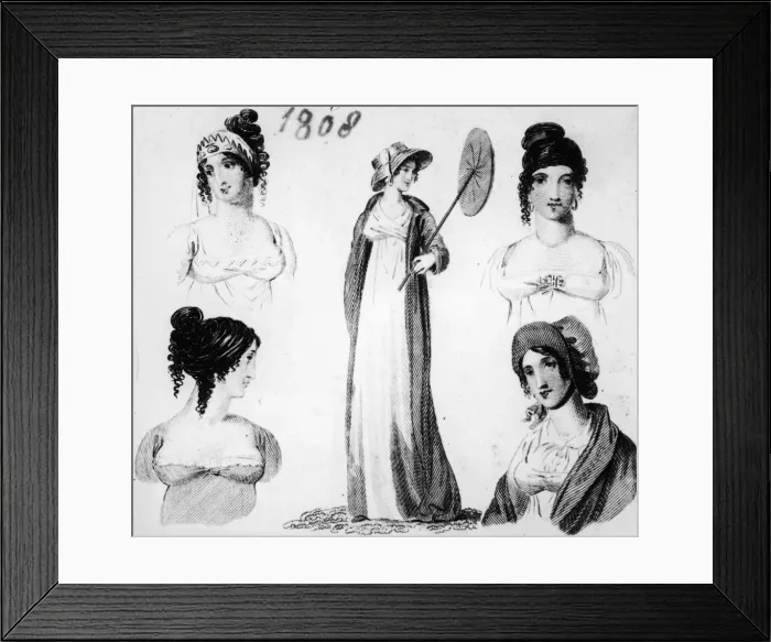 Framed Print : 1808 Fashions Framed Print : 1808 Fashions