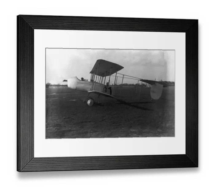Framed Print : Bi-Plane Crew Framed Print : Bi-Plane Crew