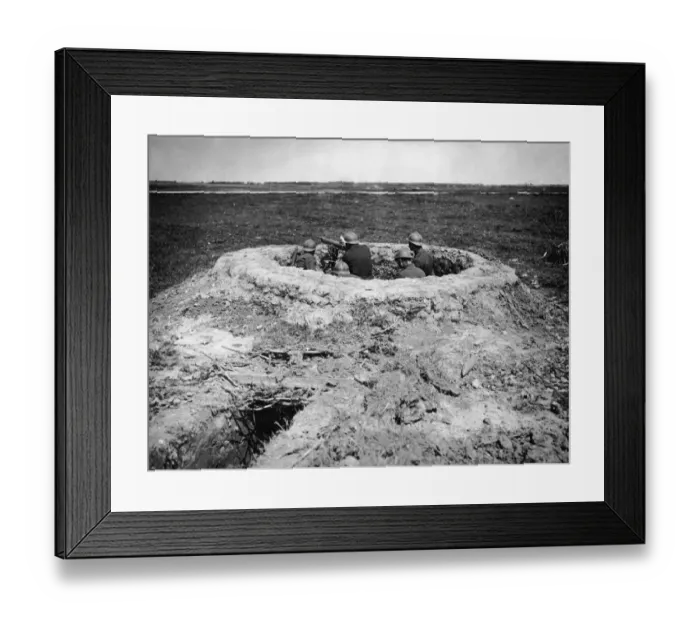 Framed Print : Quick Firing Gun
