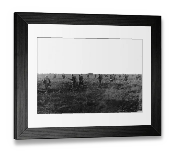 Framed Print : Advance On Cantigny Framed Print : Advance On Cantigny