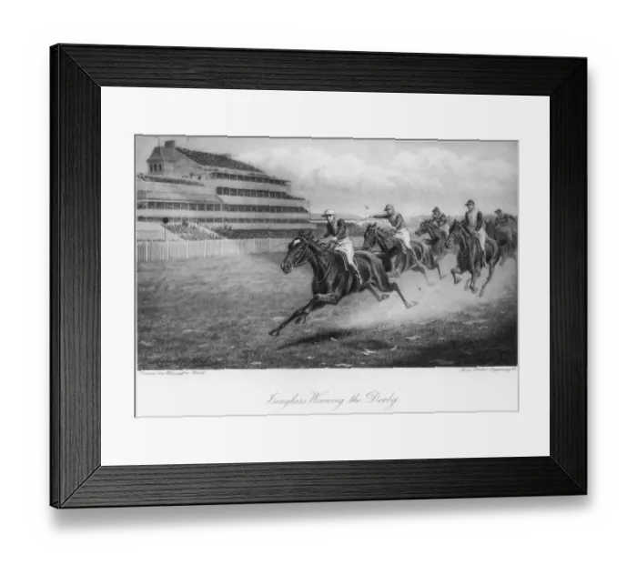 Framed Print : Derby Winner Framed Print : Derby Winner