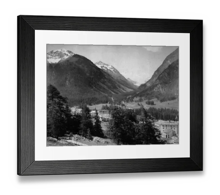 Framed Print : Alpine Town Framed Print : Alpine Town