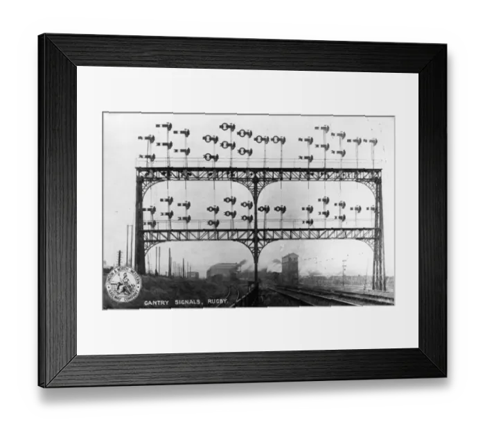 Framed Print : Railway Signals Framed Print : Railway Signals