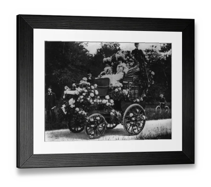 Framed Print : Floral Drive Framed Print : Floral Drive