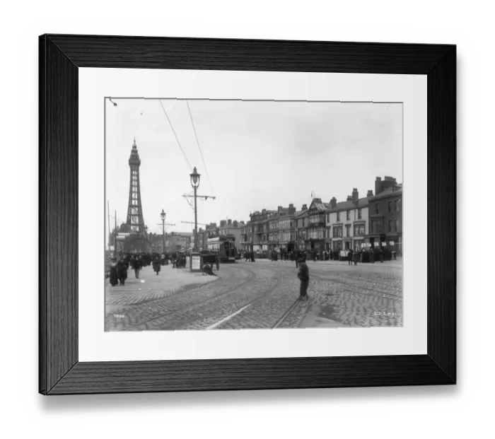Framed Print : Blackpool Tramlines Framed Print : Blackpool Tramlines