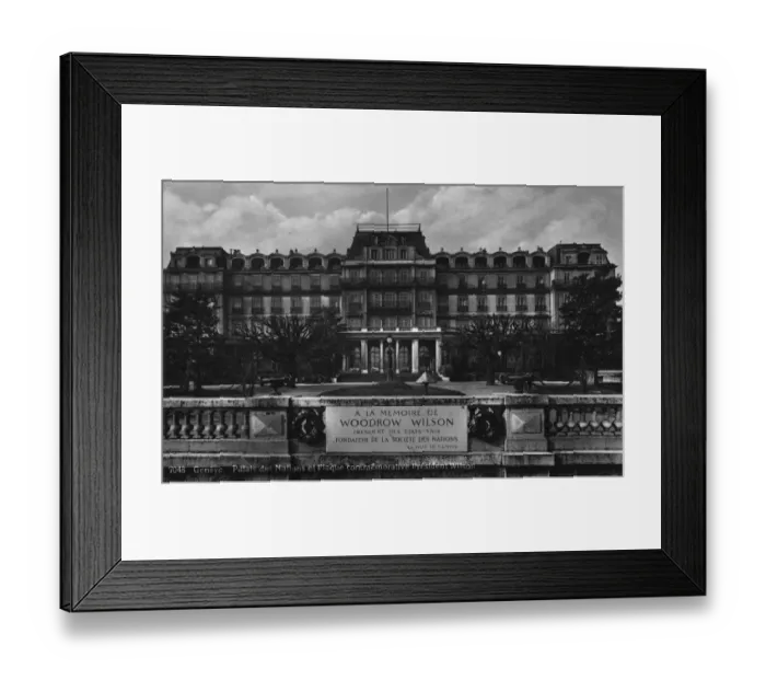 Framed Print : Plaque For Wilson