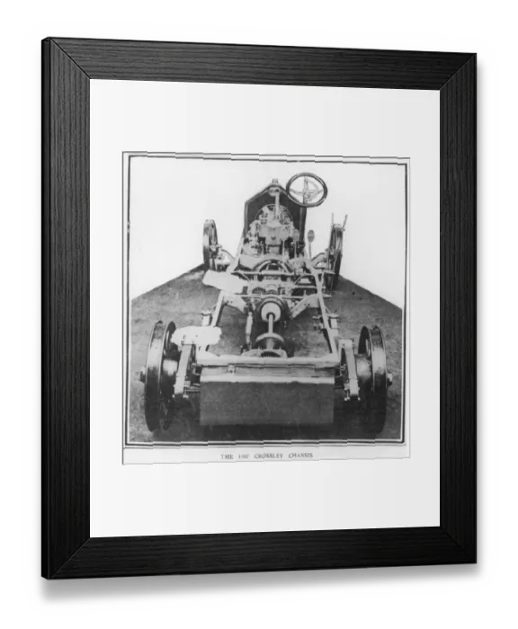 Framed Print : Crossley Chassis