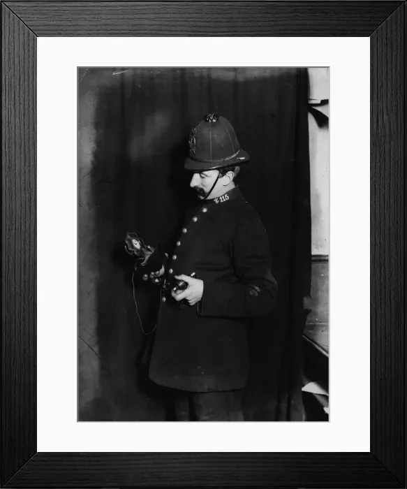 Framed Print : Police Timing Device Framed Print : Police Timing Device