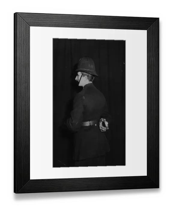 Framed Print : Police Torch Framed Print : Police Torch