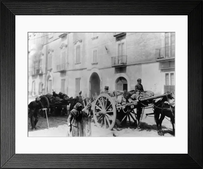 Framed Print : Relief Supplies Framed Print : Relief Supplies
