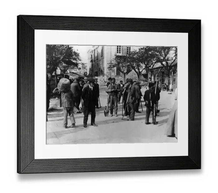 Framed Print : Re-Building Messina Framed Print : Re-Building Messina