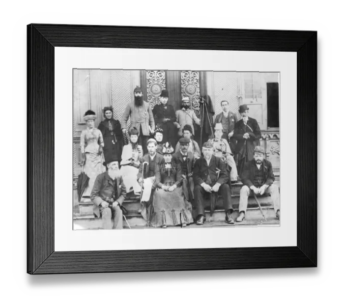 Framed Print : Victorian Group Framed Print : Victorian Group