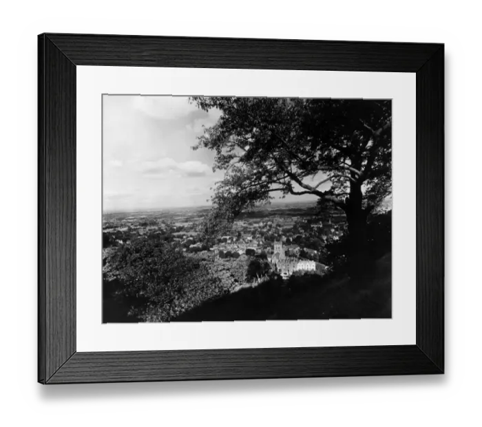 Framed Print : Malvern. circa 1930: The town of Malvern in Worcestershire Framed Print : Malvern. circa 1930: The town of Malvern in Worcestershire