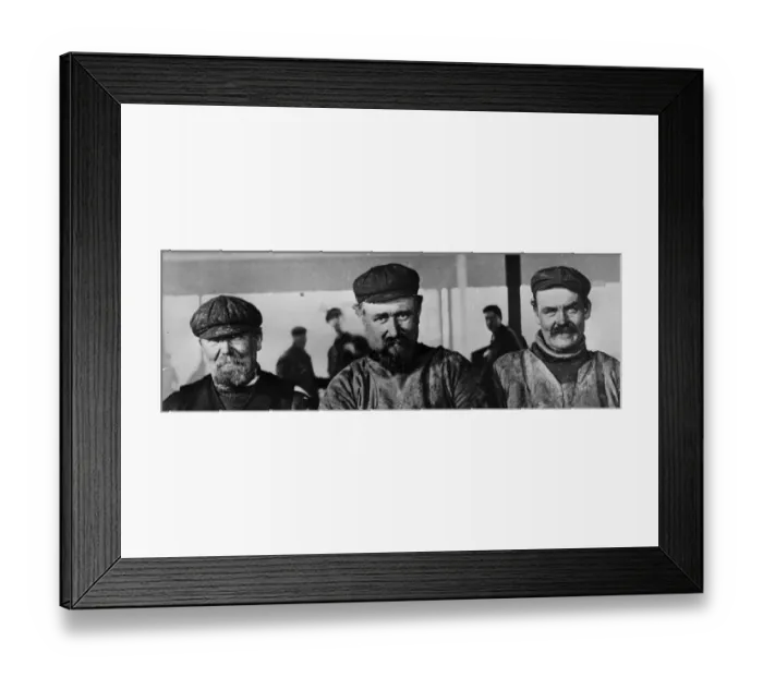 Framed Print : Fishermen. circa 1880: Three fishermen. (Photo by Hulton Archive / Getty Images) Framed Print : Fishermen. circa 1880: Three fishermen. (Photo by Hulton Archive / Getty Images)