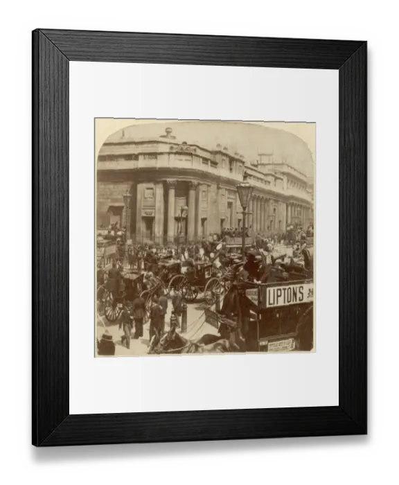 Framed Print : Bank Traffic Framed Print : Bank Traffic