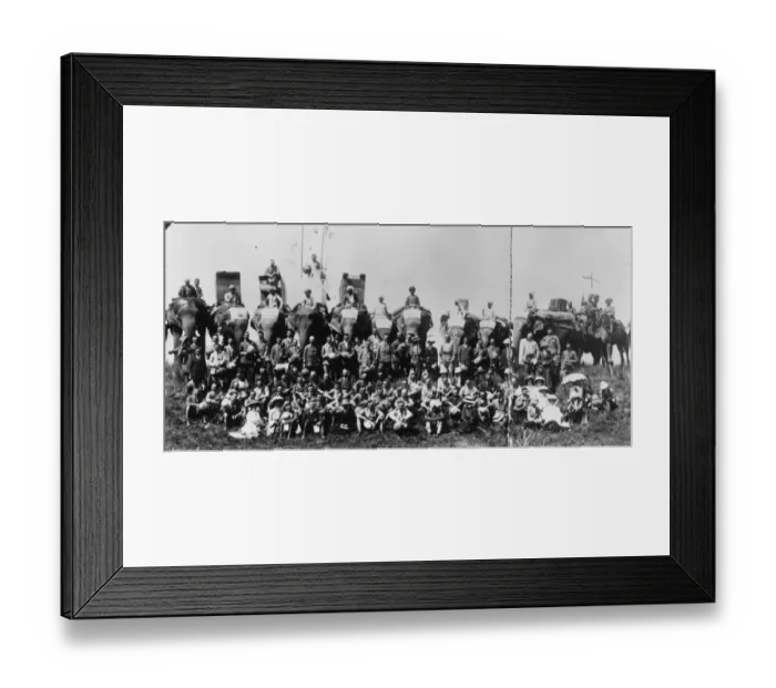 Framed Print : British In India