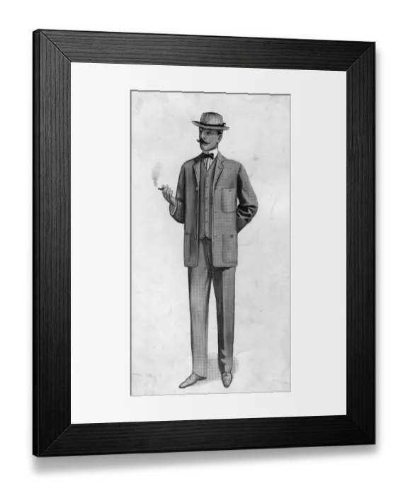 Framed Print : Flannel Suit Framed Print : Flannel Suit