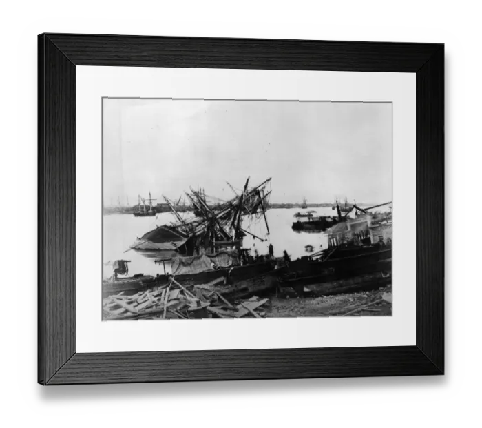 Framed Print : Wind Damage Framed Print : Wind Damage