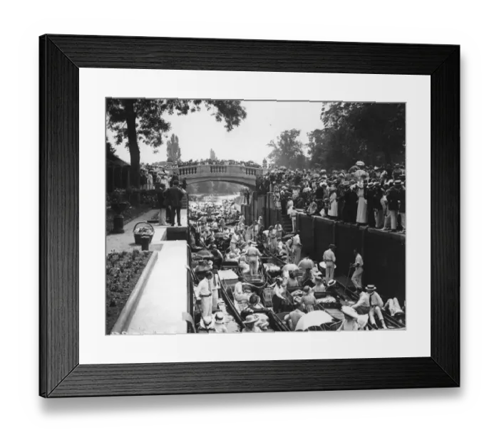 Framed Print : Ascot Punters Framed Print : Ascot Punters