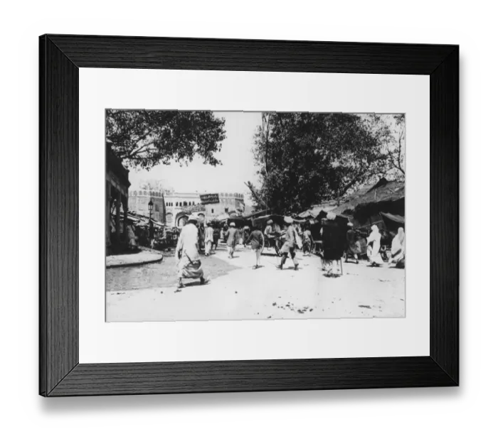 Framed Print : Bazaar At Lahore Framed Print : Bazaar At Lahore