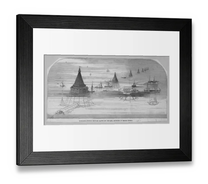 Framed Print : Submarine Railway