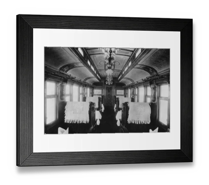 Framed Print : Dining Car Framed Print : Dining Car