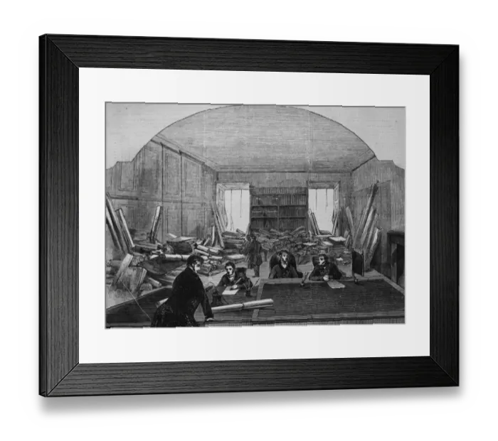 Framed Print : Railway Office
