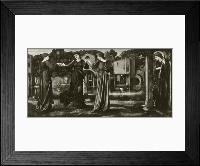 Framed Print : The Mill. 1870: The Mill by the English painter and designer Sir Edward Burne-Jones Framed Print : The Mill. 1870: The Mill by the English painter and designer Sir Edward Burne-Jones