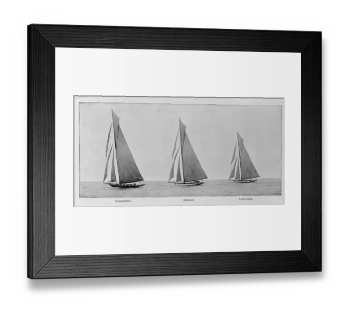 Framed Print : Rival Defenders, Independence, Columbia and Constitution