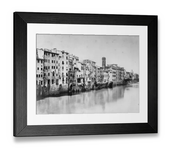 Framed Print : Riverside Housing Framed Print : Riverside Housing