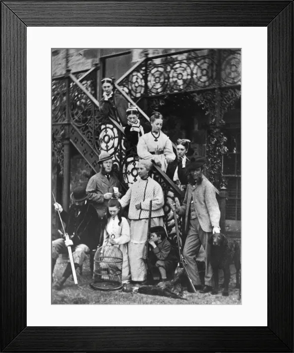 Framed Print : Family And Pets Framed Print : Family And Pets