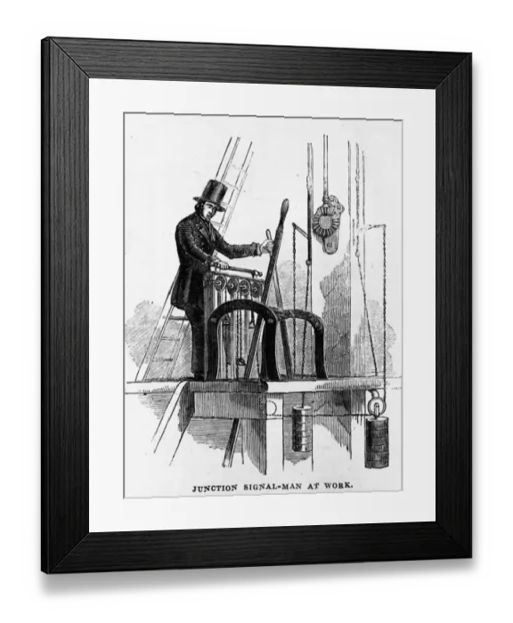 Framed Print : Signal-Man Framed Print : Signal-Man