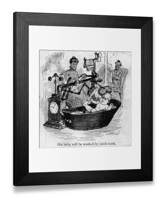 Framed Print : Baby Bather Framed Print : Baby Bather