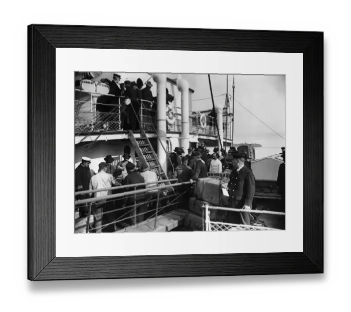 Framed Print : Disembarking Framed Print : Disembarking