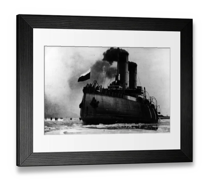 Framed Print : Ice Breaker