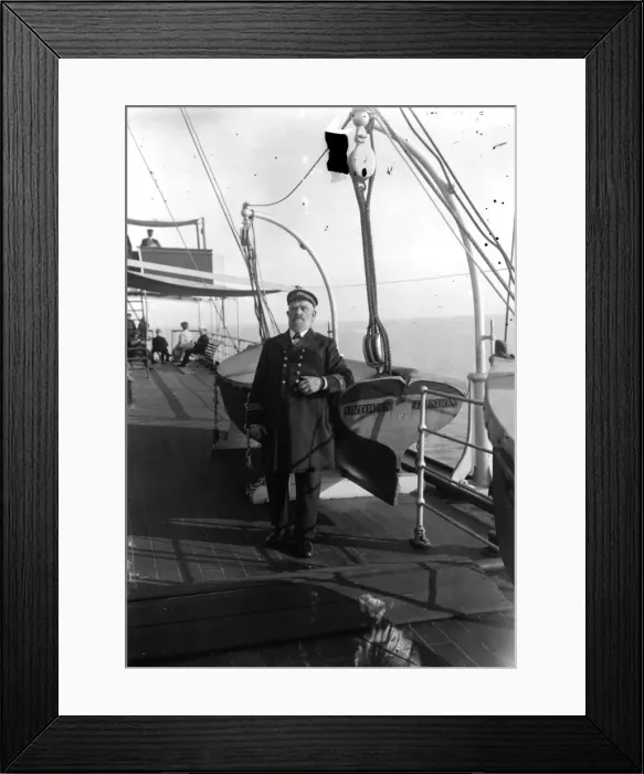 Framed Print : Steamship Captain Framed Print : Steamship Captain
