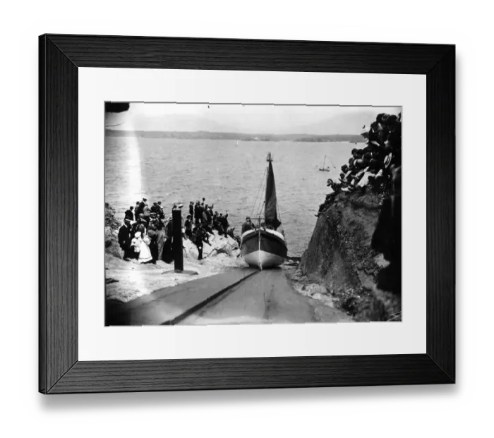 Framed Print : Lifeboat Launch Framed Print : Lifeboat Launch