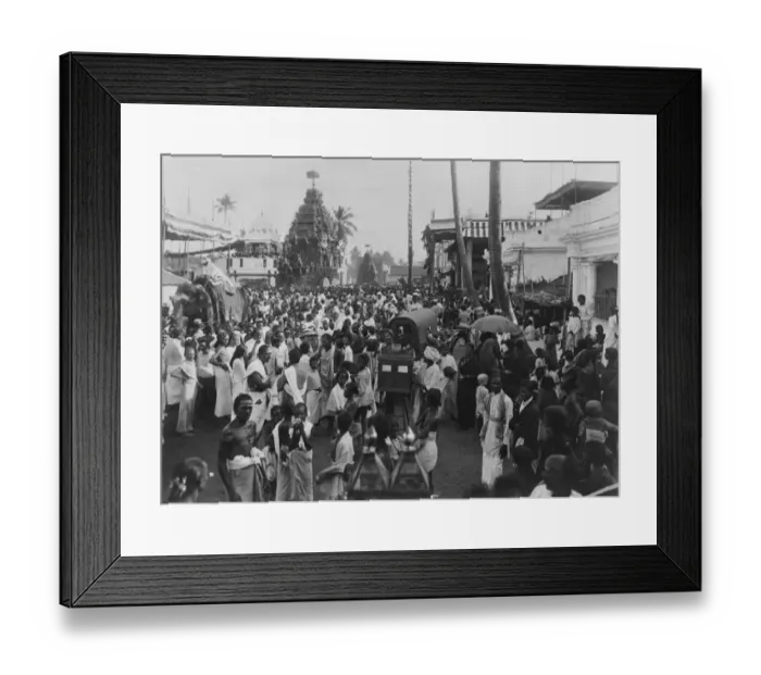 Framed Print : Holy Car Procession Framed Print : Holy Car Procession