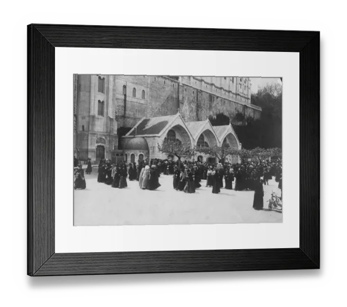 Framed Print : Crowds At Lourdes Framed Print : Crowds At Lourdes