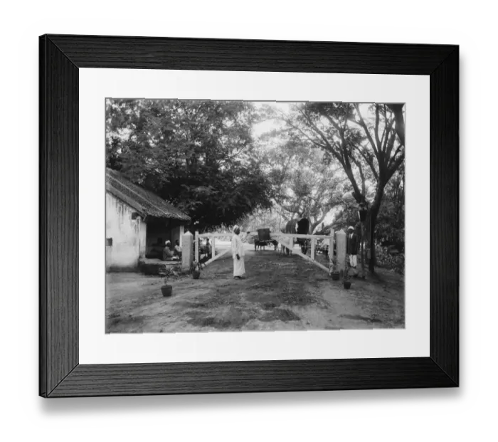 Framed Print : Indian Toll-Gate Framed Print : Indian Toll-Gate