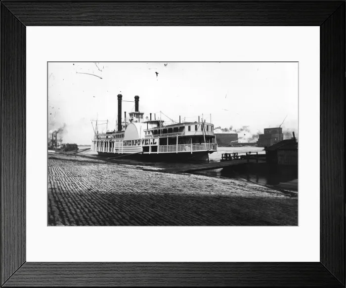 Framed Print : Paddle Steamer Framed Print : Paddle Steamer