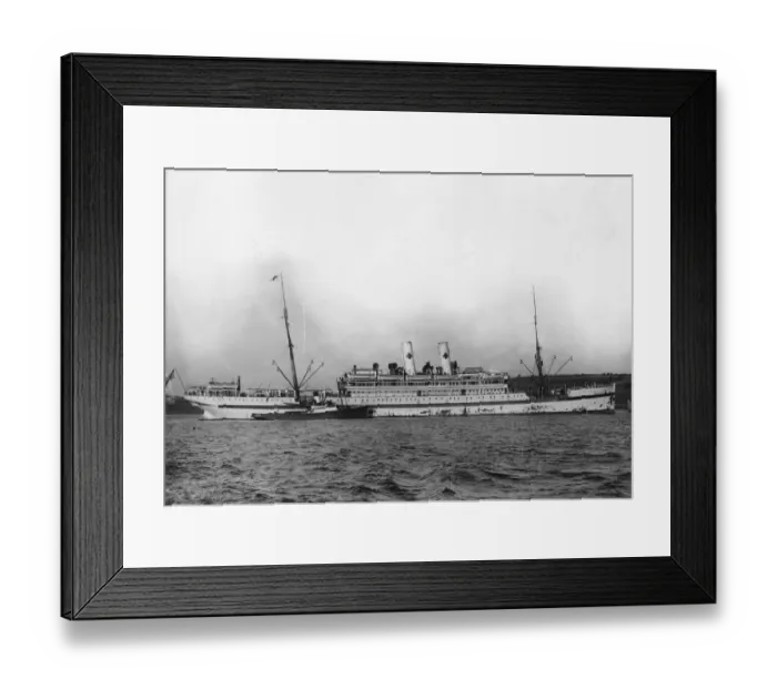 Framed Print : Red Cross Ship Framed Print : Red Cross Ship